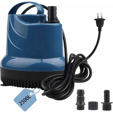 Mini-tauchpumpe, 2500 L/h, 40 W, 230 V, 2,3 M Förderhöhe, Ideal Für Garten Und Aquarium