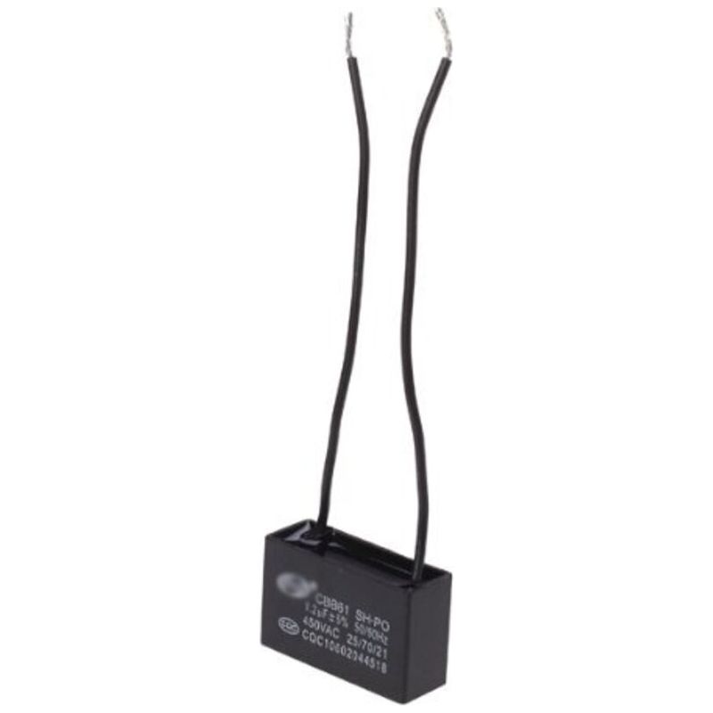 Anlaufkondensator Cbb61 Mit Polypropylenfolie, 450 V Ac, 1,2 Μf, 50/60 Hz