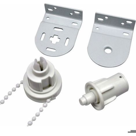 Reparaturset Für Rollos – 32 Mm Durchmesser – Inklusive Kupplung – Metallhalterungen – 3 M Kette