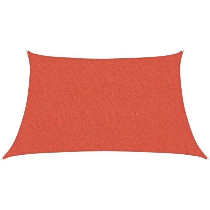 Sonnensegel 160 G/m² Terrakotta 3/4 X 2 M Hdpe