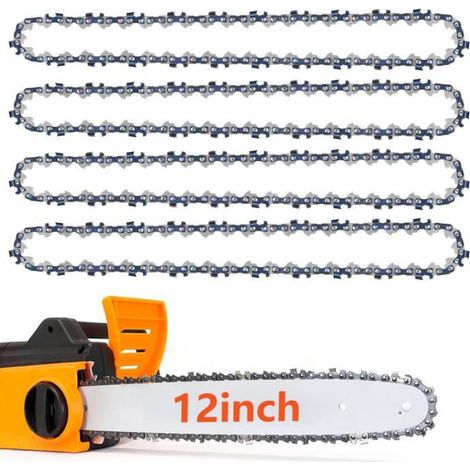 12" (30 Cm) Kettensägenkette, 44 Glieder, 1,1 Mm, Halbmeißel - 2er-pack
