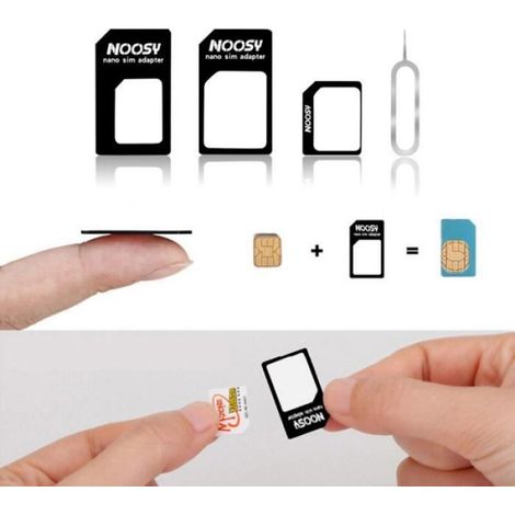 4-in-1 Sim-kartenadapter-kit Mit Kartenstift, Standard-micro-sim-kartenfach Für Kartenkonverter [1d3f32a]