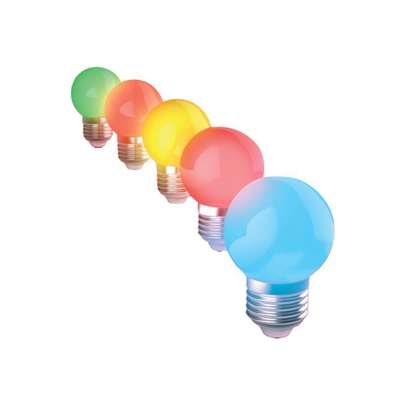 Set Mit 5 Rgb-led-außenlampen Mit E27-sockel – Wasserdicht (ip65), Farbe Per Fernbedienung Einstellbar, Ideal Für Garten, Terrasse Und Dekorative Beleuchtung