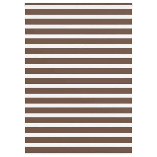 vidaXL Doppelrollo Braun 155x230 cm Stoffbreite 150,9 cm Polyester 4014402