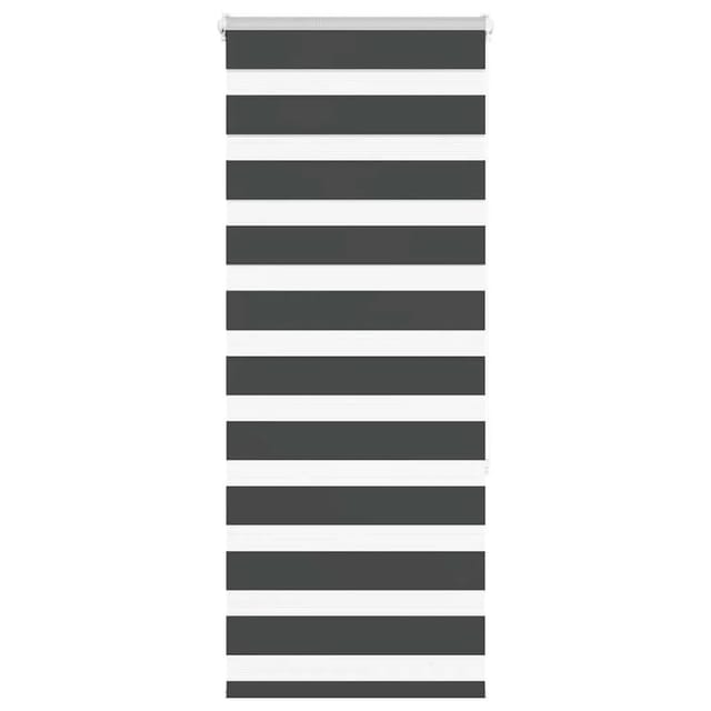 vidaXL Doppelrollo Schwarz 60x150 cm Stoffbreite 55,9 cm Polyester 4014227