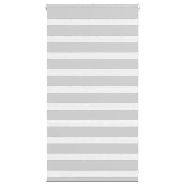 vidaXL Doppelrollo Hellgrau 90x100 cm Stoffbreite 85,9 cm Polyester 4014415