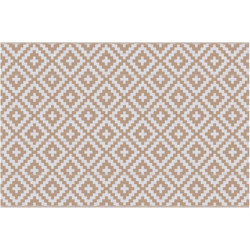 Wendbarer Outdoor-teppich 274 X 182 Cm – Hochdichtes Polypropylen 310 G/m² – Uv-beständig – Für Terrasse, Balkon Und Camping
