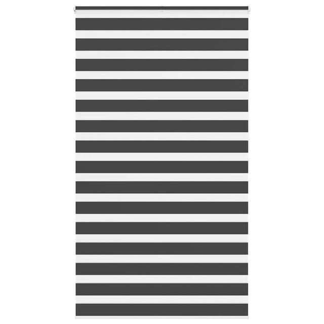 vidaXL Doppelrollo Schwarz 135x200 cm Stoffbreite 130,9 cm Polyester 4014268