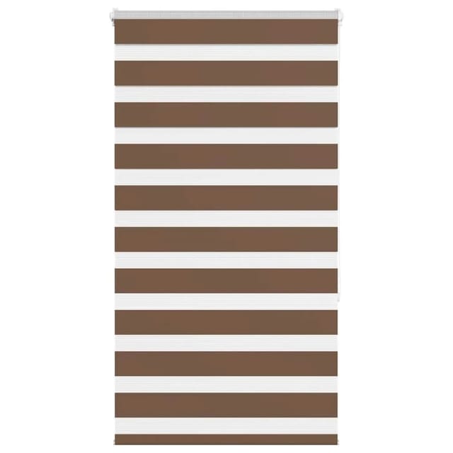 vidaXL Doppelrollo Braun 70x150 cm Stoffbreite 65,9 cm Polyester 4014333