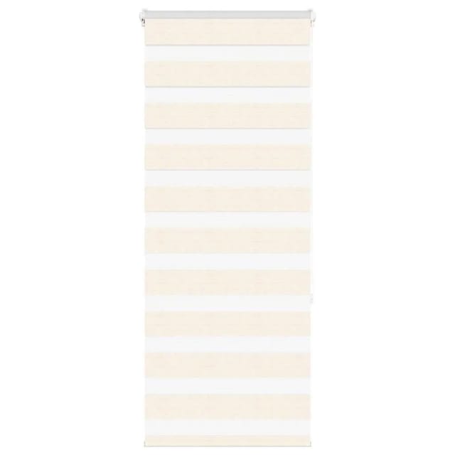 vidaXL Doppelrollo Marmorbeige 60x150 cm Stoffbreite 55,9 cm Polyester 4014643