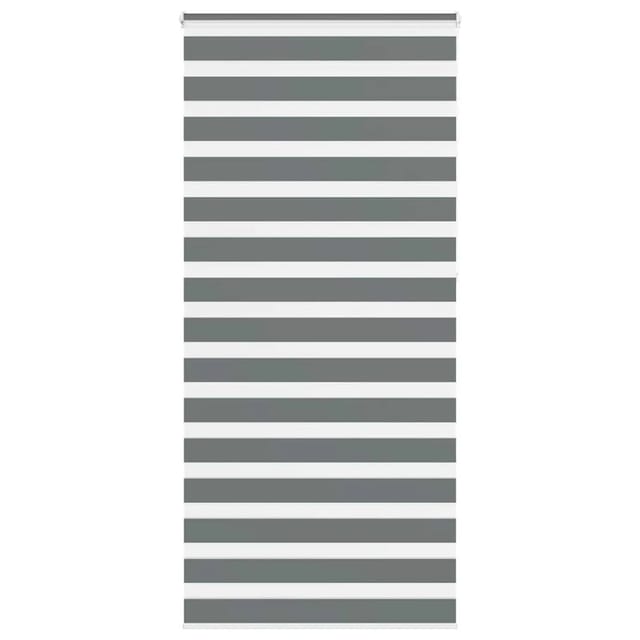 vidaXL Doppelrollo Dunkelgrau 115x230 cm Stoffbreite 110,9 cm Polyester 4014186