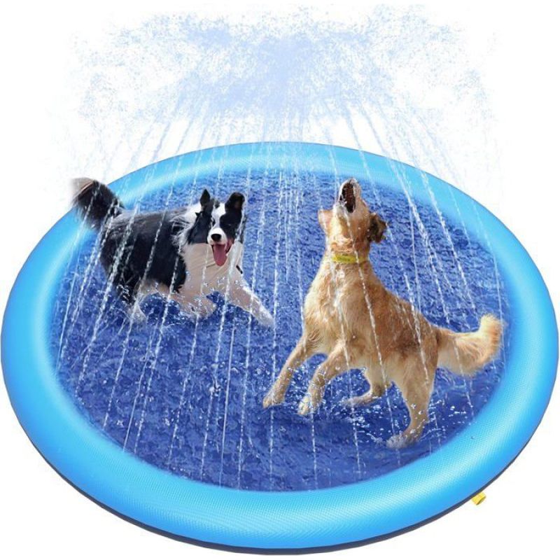 150 Cm Hunde-pool (rutschfeste Wasserspielmatte) Wasserspielmatte Für Hunde, Haustiere Und Kinder