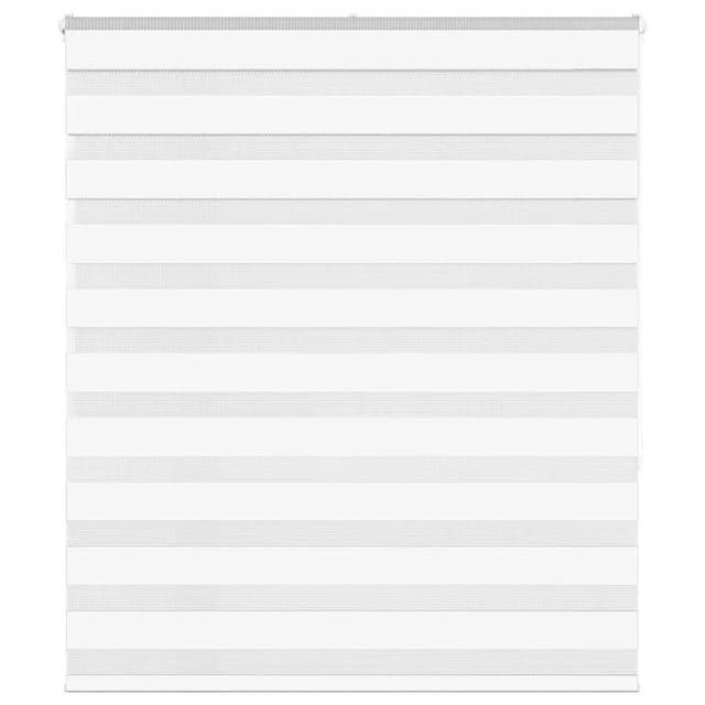 vidaXL Doppelrollo Weiß 120x150 cm Stoffbreite 115,9 cm Polyester 4014759
