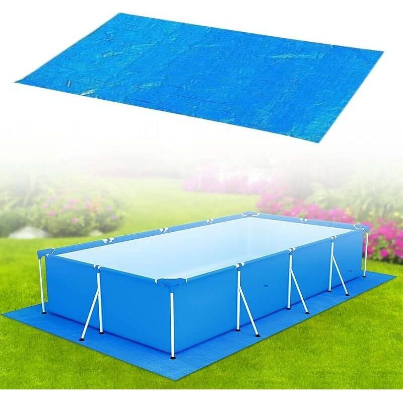 – 300 X 200 Cm Große Poolbodenmatte – Wasserdichtes Gewebe – Verschleißfest – Faltbar Für Aufblasbare Pools