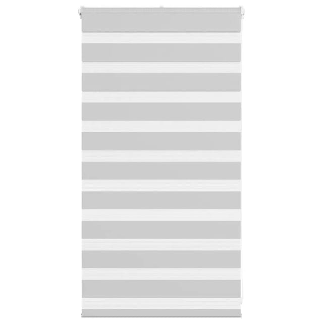 vidaXL Doppelrollo Hellgrau 75x100 cm Stoffbreite 70,9 cm Polyester 4014412