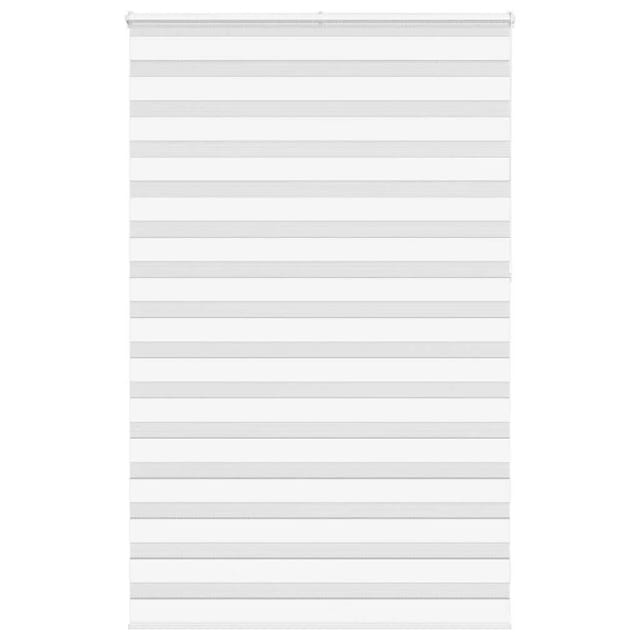 vidaXL Doppelrollo Weiß 140x230 cm Stoffbreite 135,9 cm Polyester 4014815