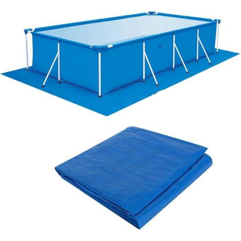 1 Bodenmatte, Wasserdichtes Pe-gewebe, Faltbar, Für Aufblasbare Schwimmbecken