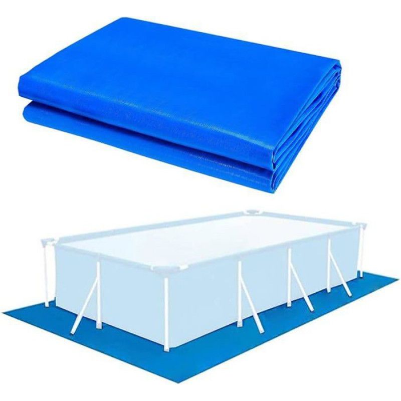 1 Bodenmatte, Poolschutz, Wasserdichtes Pe, Rechteckig, Für Aufstell- Und Aufblasbare Pools