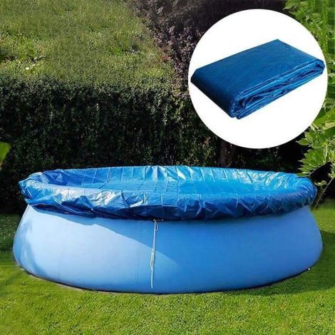 Schutzabdeckung Für Den Pool – Solarabdeckung – 183 Cm Poolabdeckung – Blau – Rund