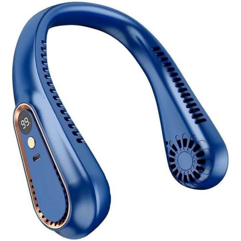 1 Nackenventilator, Usb-aufladbar, Ohne Rotorblätter, Tragbar, Persönliche Kühlung