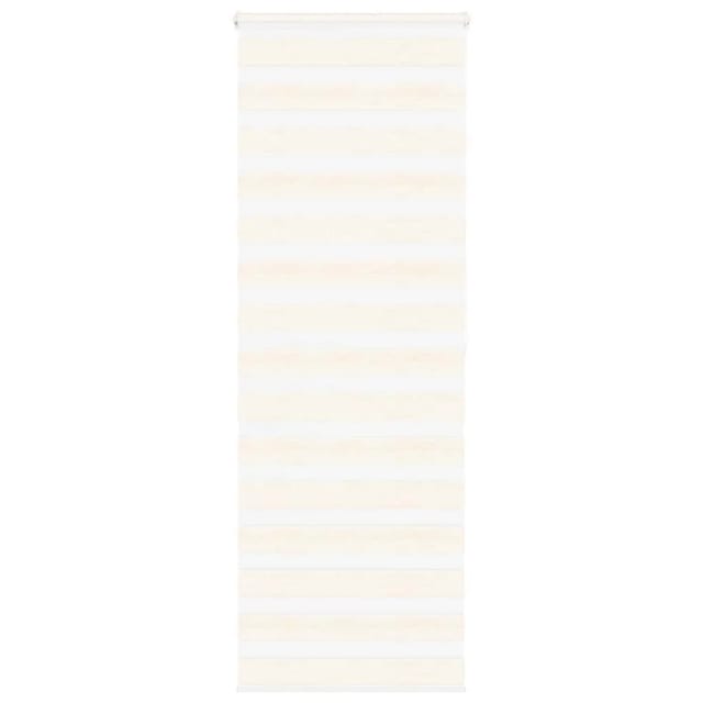 vidaXL Doppelrollo Marmorbeige 85x200 cm Stoffbreite 80,9 cm Polyester 4014674
