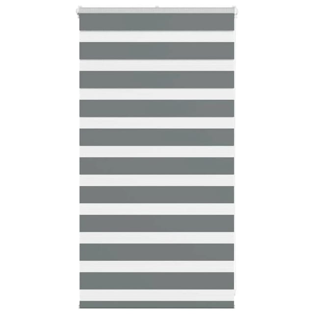 vidaXL Doppelrollo Dunkelgrau 90x100 cm Stoffbreite 85,9 cm Polyester 4014103