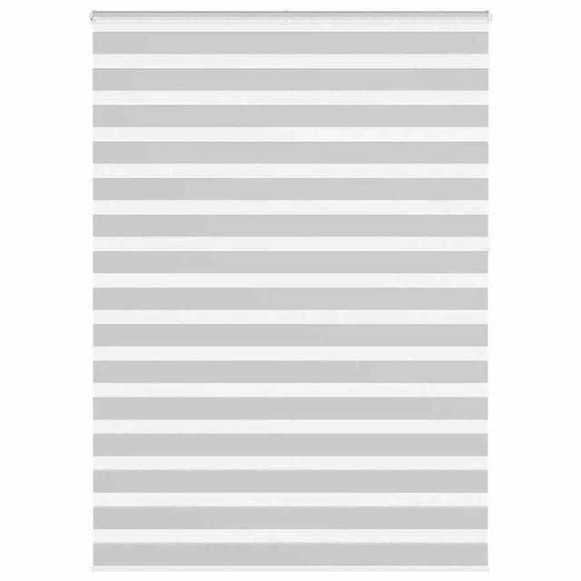 vidaXL Doppelrollo Hellgrau 155x230 cm Stoffbreite 150,9 cm Polyester 4014506