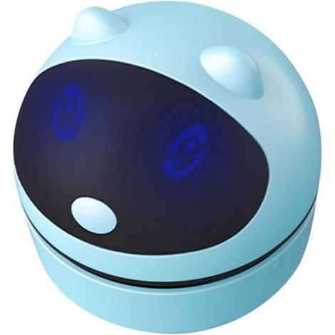 Stofzuiger - Schattig Robotontwerp - Tafelmodel Stofzuiger - Draadloos Et Usb-oplaadbaar - Compact And Leichtgewicht (blauw)