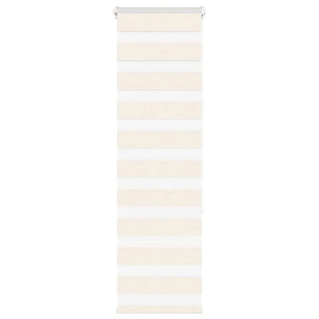 vidaXL Doppelrollo Marmorbeige 50x150 cm Stoffbreite 45,9 cm Polyester 4014641