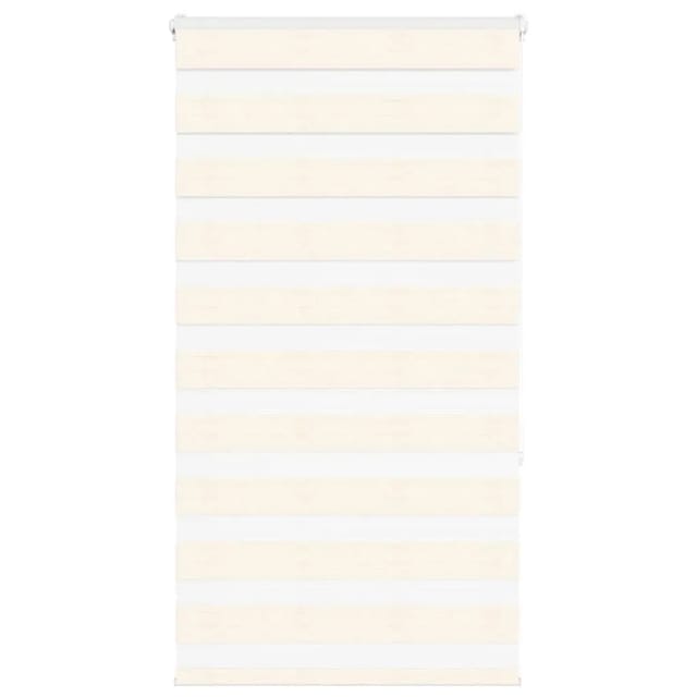 vidaXL Doppelrollo Marmorbeige 75x150 cm Stoffbreite 70,9 cm Polyester 4014646
