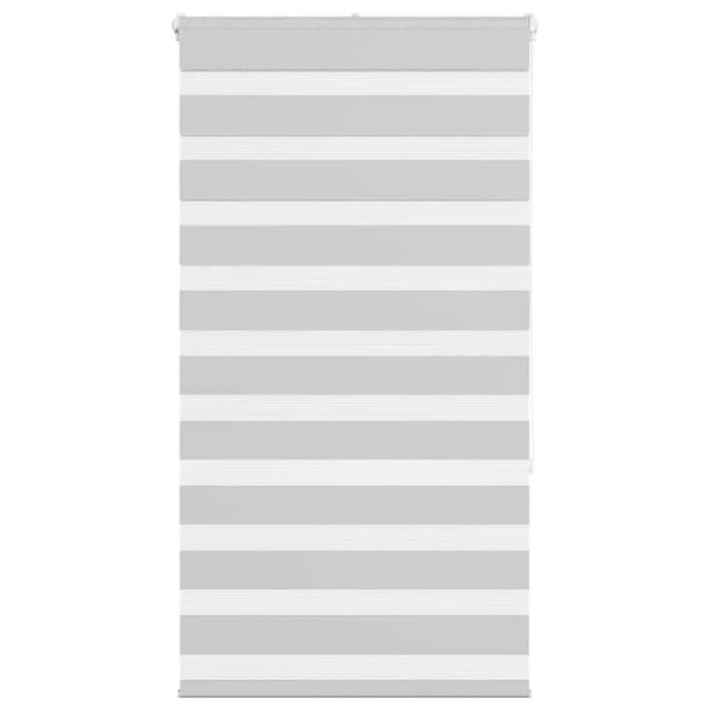 vidaXL Doppelrollo Hellgrau 75x150 cm Stoffbreite 70,9 cm Polyester 4014438
