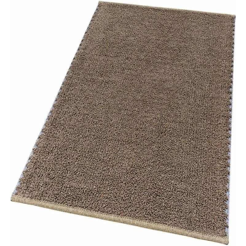 Waschbare, Weiche, Braune Badematte Aus Reiner Baumwolle – 60 X 130 Cm
