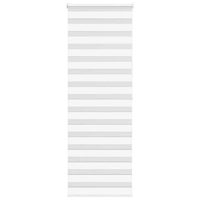 vidaXL Doppelrollo Weiß 80x200 cm Stoffbreite 75,9 cm Polyester 4014777