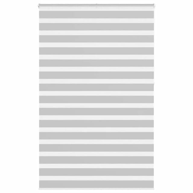 vidaXL Doppelrollo Hellgrau 140x230 cm Stoffbreite 135,9 cm Polyester 4014503