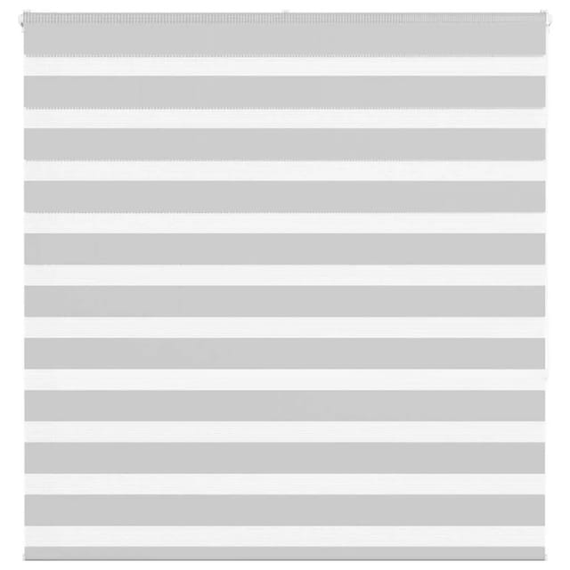 vidaXL Doppelrollo Hellgrau 145x150 cm Stoffbreite 140,9 cm Polyester 4014452