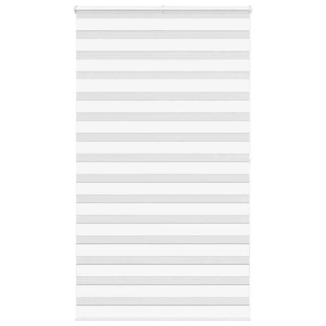 vidaXL Doppelrollo Weiß 125x200 cm Stoffbreite 120,9 cm Polyester 4014786