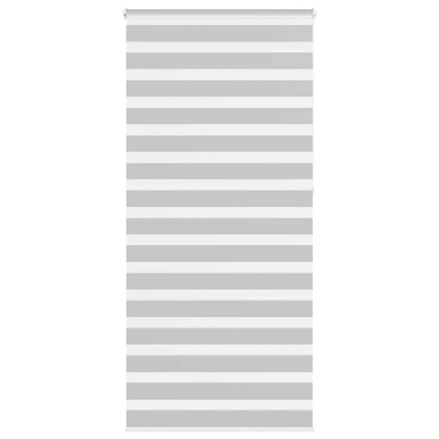 vidaXL Doppelrollo Hellgrau 115x230 cm Stoffbreite 110,9 cm Polyester 4014498
