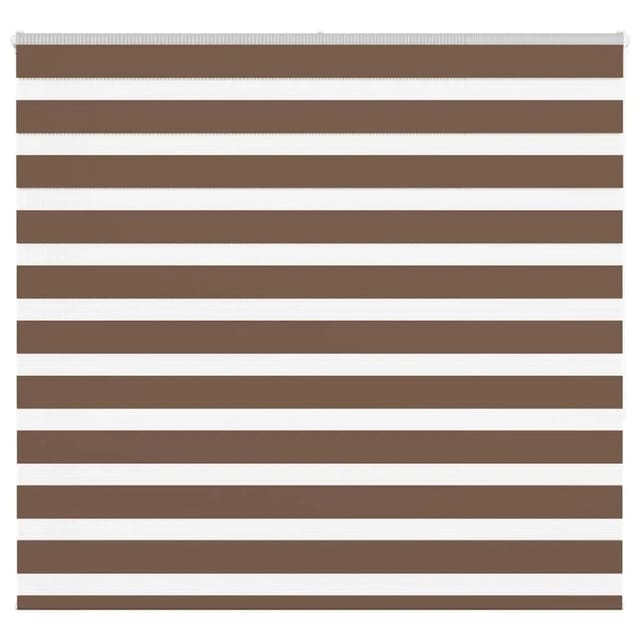 vidaXL Doppelrollo Braun 155x150 cm Stoffbreite 150,9 cm Polyester 4014350