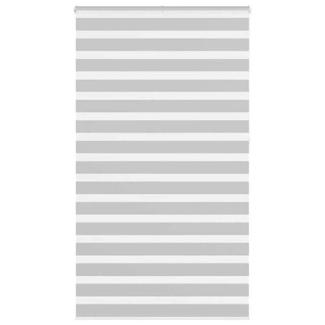 vidaXL Doppelrollo Hellgrau 135x230 cm Stoffbreite 130,9 cm Polyester 4014502