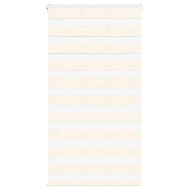 vidaXL Doppelrollo Marmorbeige 90x150 cm Stoffbreite 85,9 cm Polyester 4014649