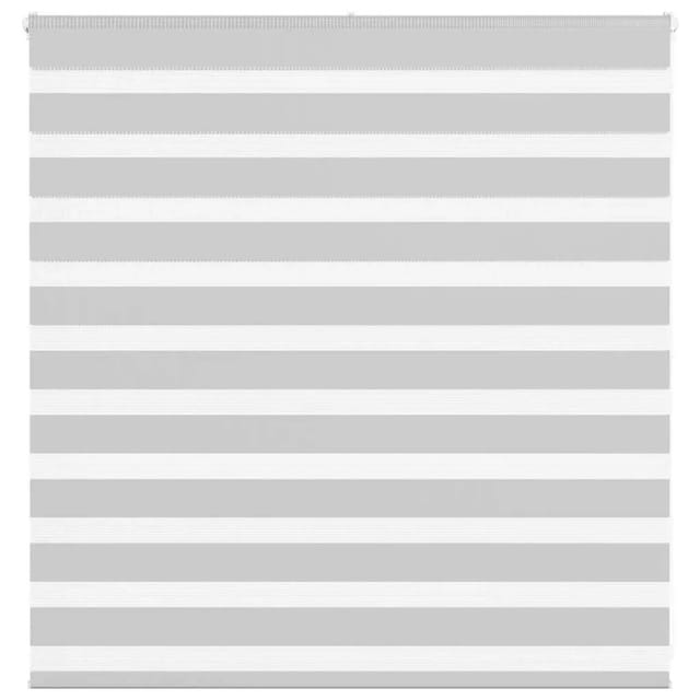 vidaXL Doppelrollo Hellgrau 145x100 cm Stoffbreite 140,9 cm Polyester 4014426