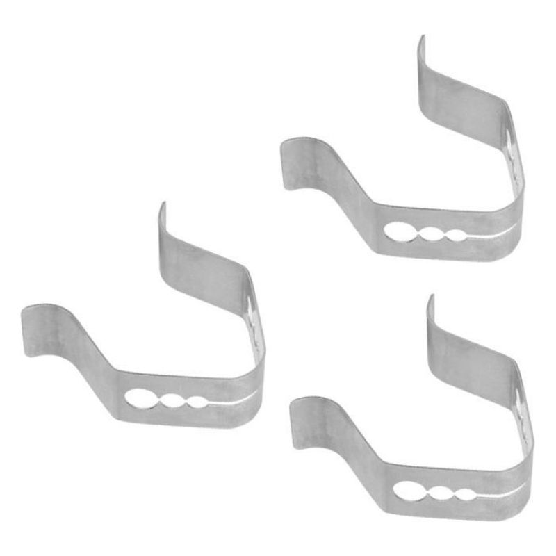 Set Mit 3 Grillfühler-halterungen, Edelstahl, 41,5 X 41,5 Mm, Zubehör Für Den Außenbereich