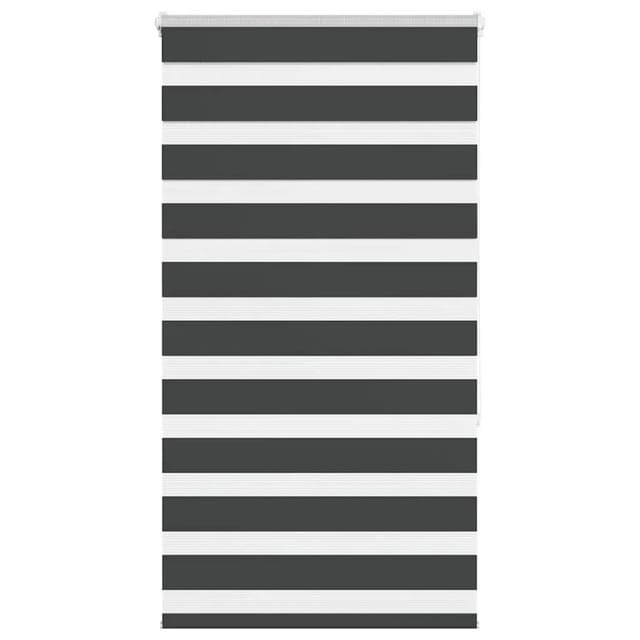 vidaXL Doppelrollo Schwarz 70x150 cm Stoffbreite 65,9 cm Polyester 4014229