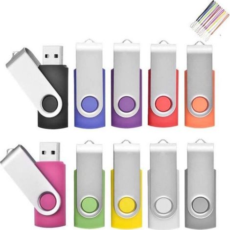 4 Gb Usb-stick – 10er-pack Usb 2.0-sticks – Flash-speicher – Gratis-lanyards – 4gb1