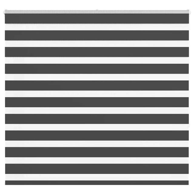 vidaXL Doppelrollo Schwarz 165x150 cm Stoffbreite 160,9 cm Polyester 4014248