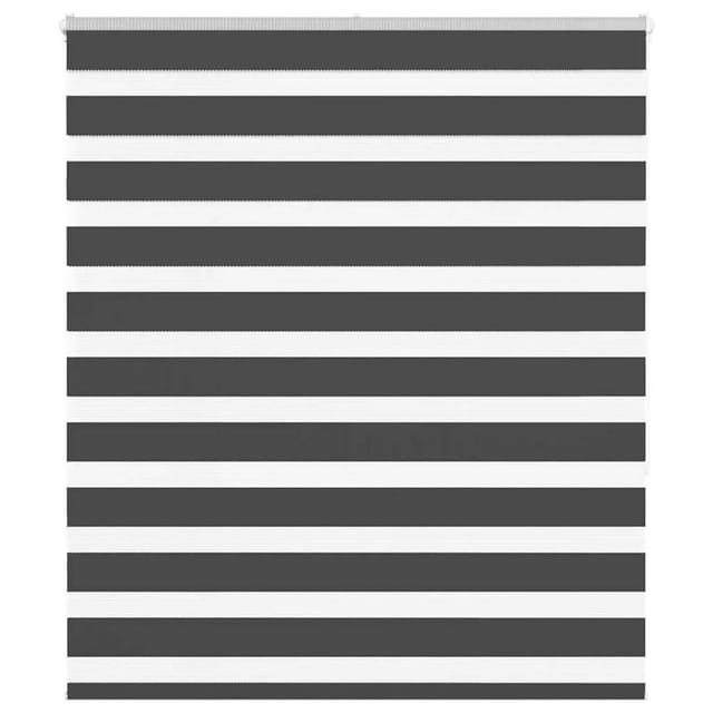 vidaXL Doppelrollo Schwarz 125x150 cm Stoffbreite 120,9 cm Polyester 4014240