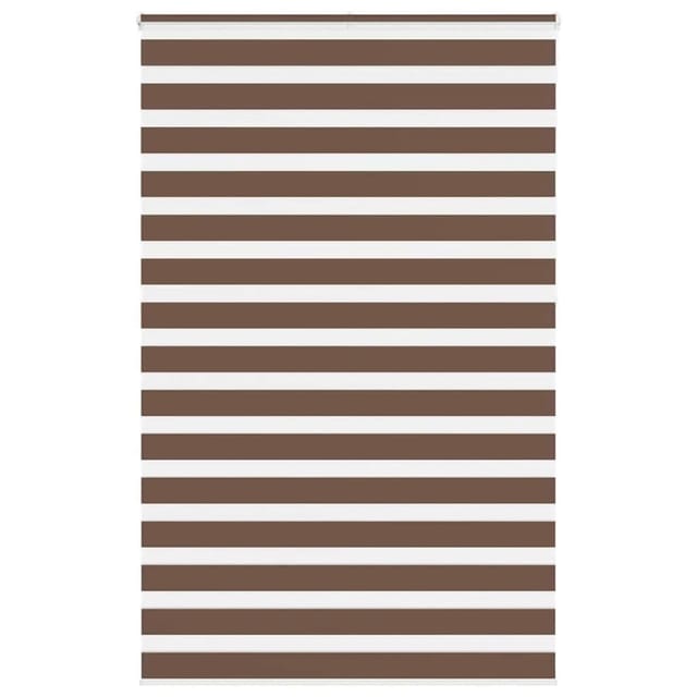 vidaXL Doppelrollo Braun 145x230 cm Stoffbreite 140,9 cm Polyester 4014400