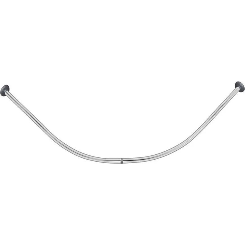 Eckduschvorhangstange Aus Chrom, 90 X 90 Cm, Badezimmer 59802