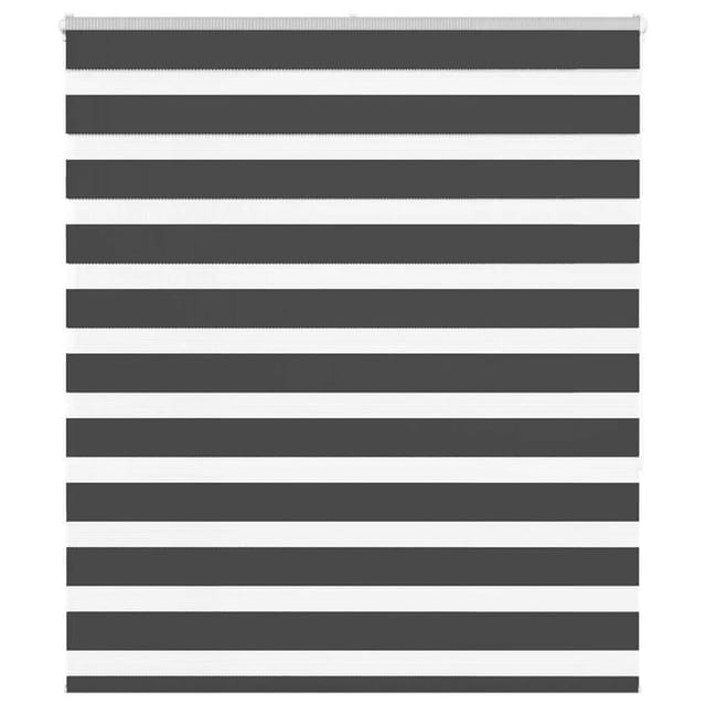 vidaXL Doppelrollo Schwarz 135x150 cm Stoffbreite 130,9 cm Polyester 4014242