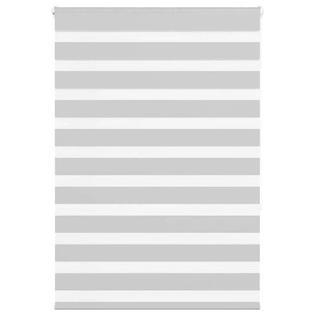 vidaXL Doppelrollo Hellgrau 105x150cm Stoffbreite 100,9 cm Polyester 4014444